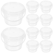  2 Pack Small Plastic Buckets